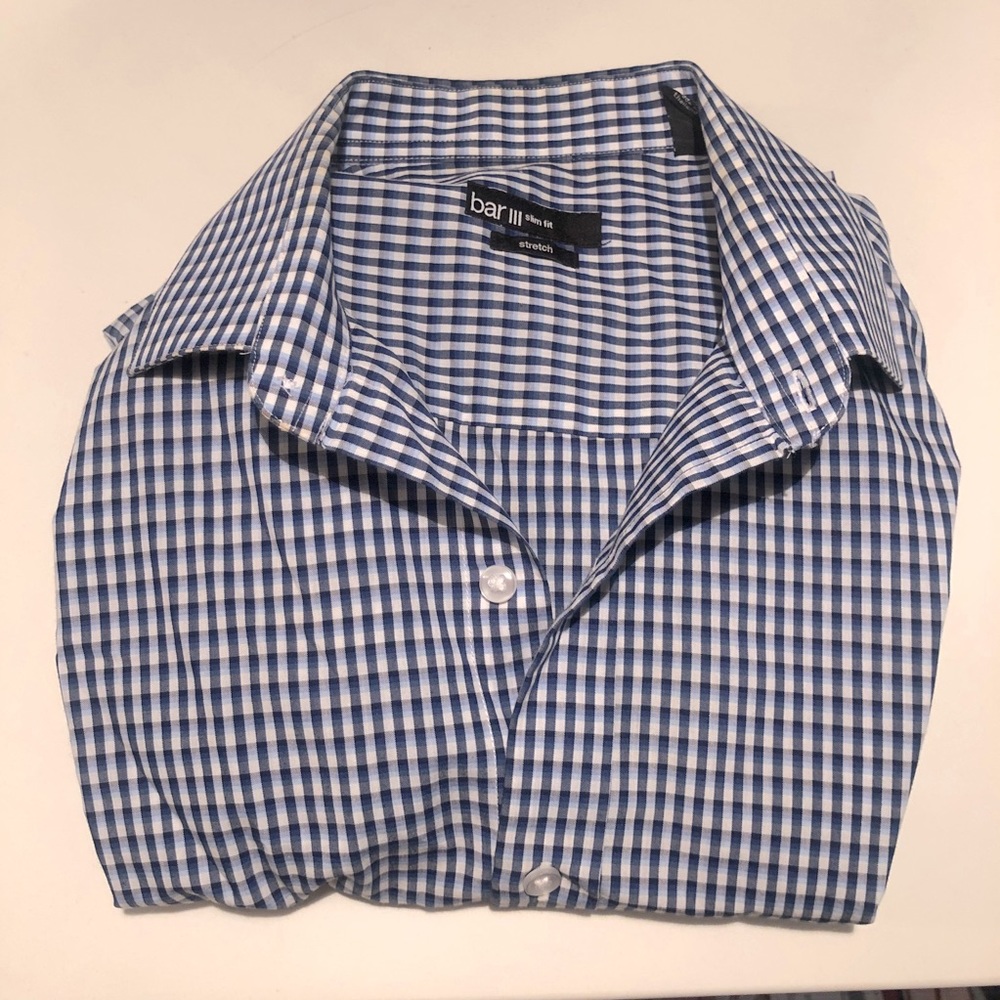 Men’s Bar III Slim-fit stretch long sleeve